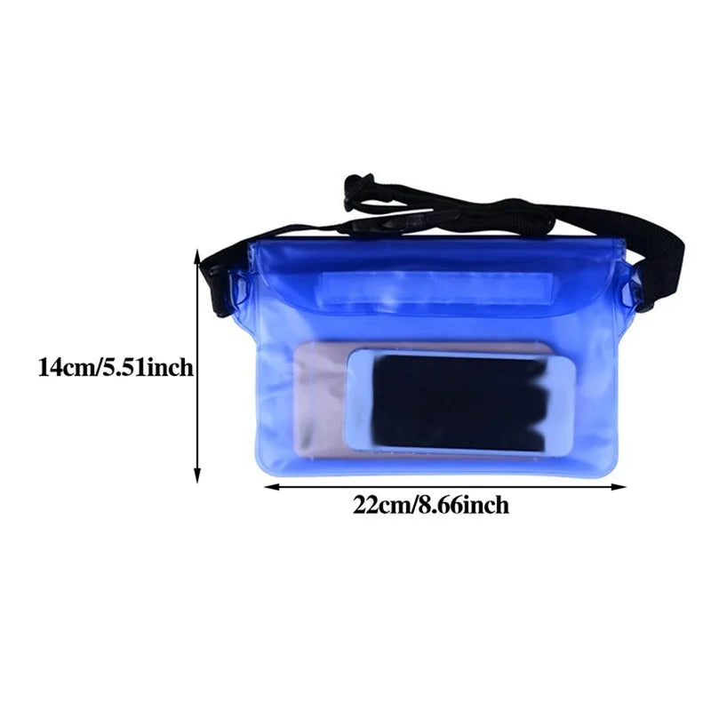 Waterproof Dry Waist Bag – Floating Pouch for Swimming Diving and Boating