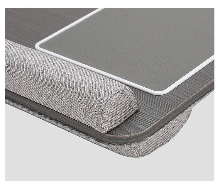 Portable Laptop Desk – Anti-Slip Bed Tray with Mouse Pad for Bedroom Sofa