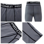 Men Compression Training Shorts – Elastic Gym Leggings for Bodybuilding Workout