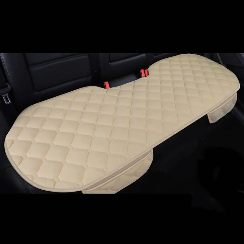 Universal Plush Car Seat Cushion – Winter Warmth for Automotive Interior