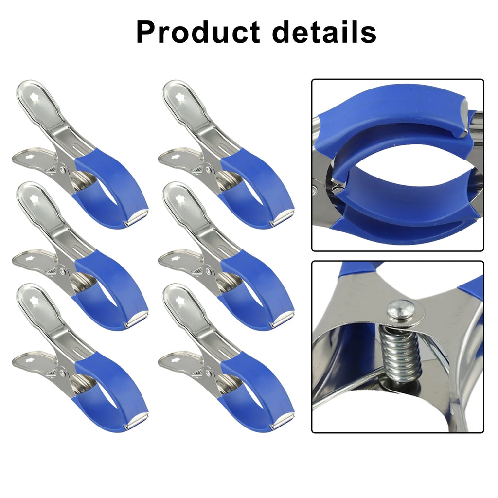 Stainless Steel Pool Cover Clips – Heavy Duty Windproof Clamps for Swimming Pools