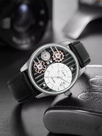 Quartz Men's Wristwatch – Luxury Minimalist Business Gift for Anniversaries