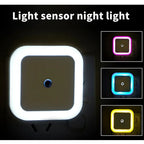 LED Auto Sensor Night Light – Energy Saving Plug-in Lamp for Kids Bedroom