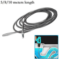 5m Electric Sewer Dredger – Spring Drain Cleaning Tool for Plumbing Maintenance