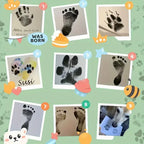 Paw Print Inkless Impression Kit – Clean Touch Keepsake for Pet Owners