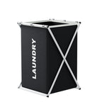 Large 3-Section Laundry Hamper – Foldable Divider Basket for Clothes Storage