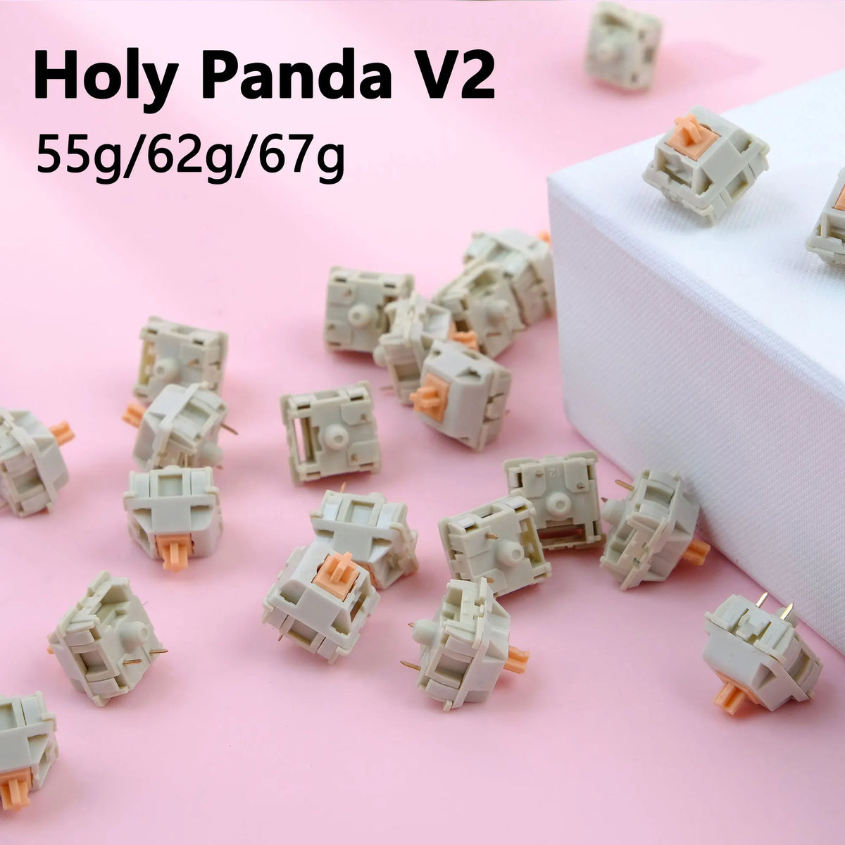 Holy Panda V2 Tactile Mechanical Switches – POM Hot-Swap for Custom Keyboards