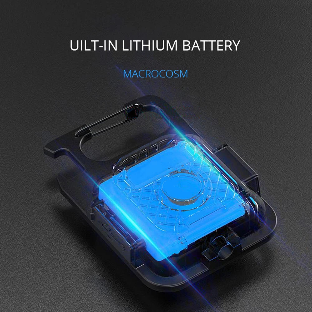 Mini COB Keychain Flashlight – Magnetic Rechargeable Light for Camping