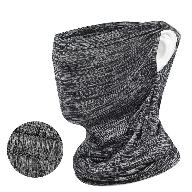 Ice Silk Cycling Headwear – Breathable UV Face Mask for Outdoor Sports