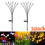 Starburst Solar Firefly Lights – Waterproof LED Lamps for Garden Path Decor