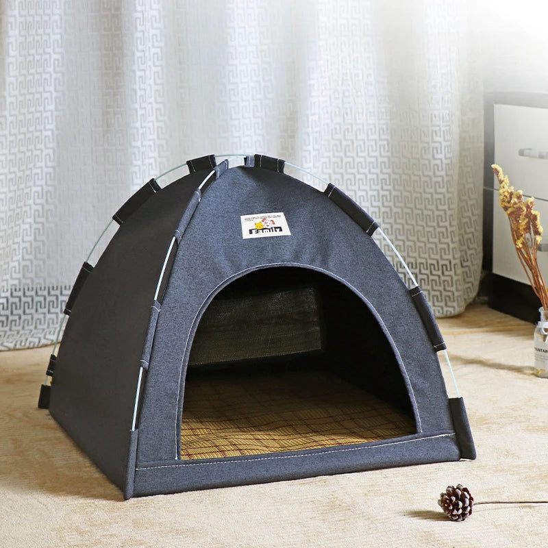 Foldable Pet Tent – Breathable Cooling House for Indoor and Outdoor Use