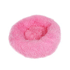 Round Plush Pet Bed – Soft Warm Sleeping Mat for Large Dogs and Cats
