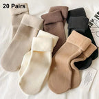 Thermal Cashmere Wool Socks – Thickened Winter Warmth for Snow Boots