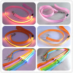LED Flashing Dog Leash – Luminous Safety Rope for Night Walking