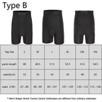 Compression Waist Trainer Shorts – Slimming Body Shaper for Men
