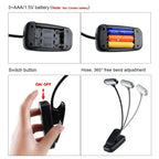 Mini LED Book Clip Light – Battery Powered Eye Protection for Night Reading