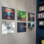 Clear Acrylic Vinyl Record Shelves – Wall Mounted Display Rack for Home Decor