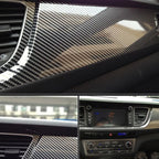 Glossy Carbon Fiber Vinyl Wrap – Adhesive Film for Car and Motorcycle Styling