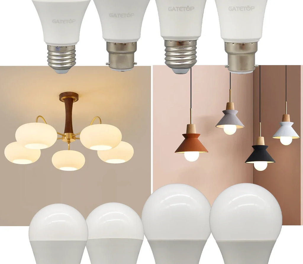 Energy Saving LED Light Bulb – A60 A80 E27 B22 Lamp for Home Lighting