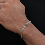Gold Stainless Steel Cuban Chain Bracelet – Unisex Hip Hop Jewelry