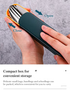Portable Stainless Steel Cutlery Set – Durable Flatware for Camping and Travel
