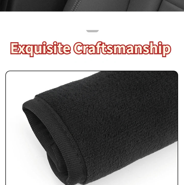 Adjustable Car Seat Belt Covers – Soft Shoulder Strap Pads for Driving Comfort