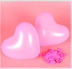 Red Heart Shaped Latex Balloons – 12 Inch Party Decorations for Weddings