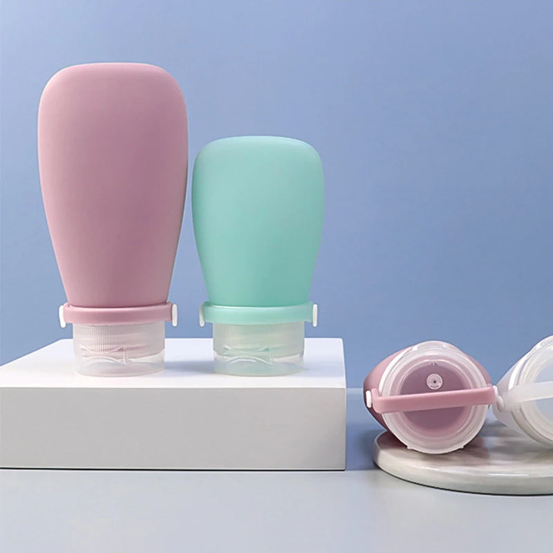 Silicone Travel Bottles – Leakproof Squeeze Tubes for Toiletries and Skincare