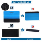 Vinyl Wrapping Tool Kit – Professional Squeegees for Car Window Tinting