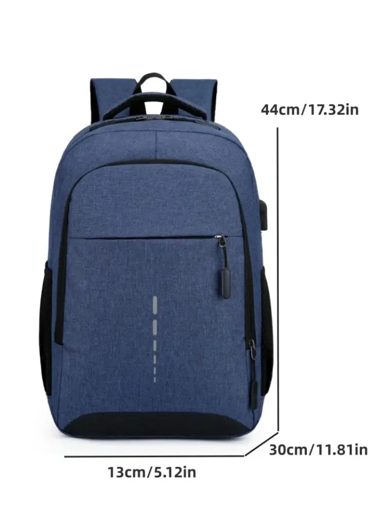 Large Capacity Laptop Backpack – Unisex Minimalist Travel Bag for Students