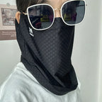 Ice Silk Sun Protection Scarf – Breathable Face Veil for Cycling and Travel
