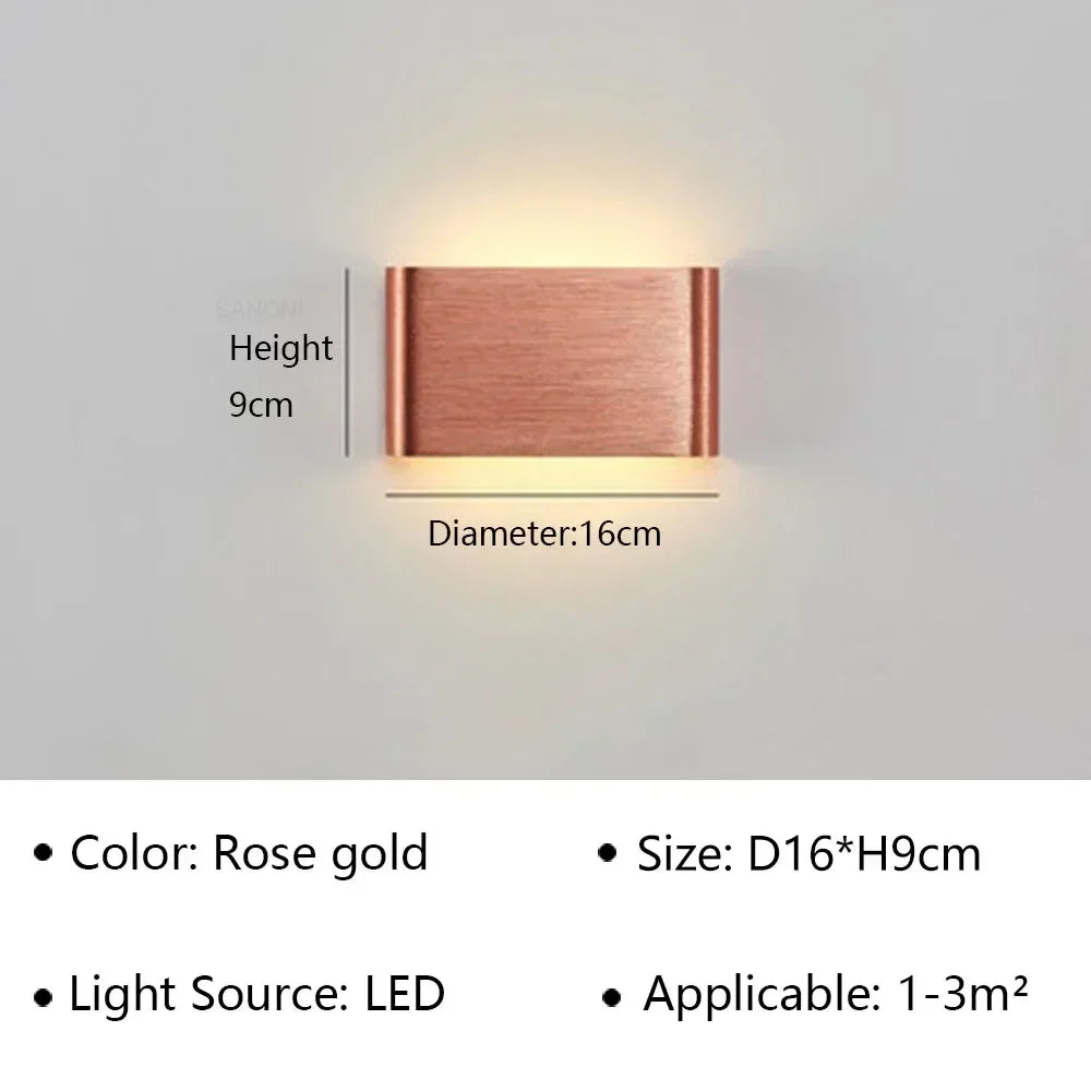 Modern LED Wall Sconce – Minimalist Indoor Lighting for Bedroom and Living Room