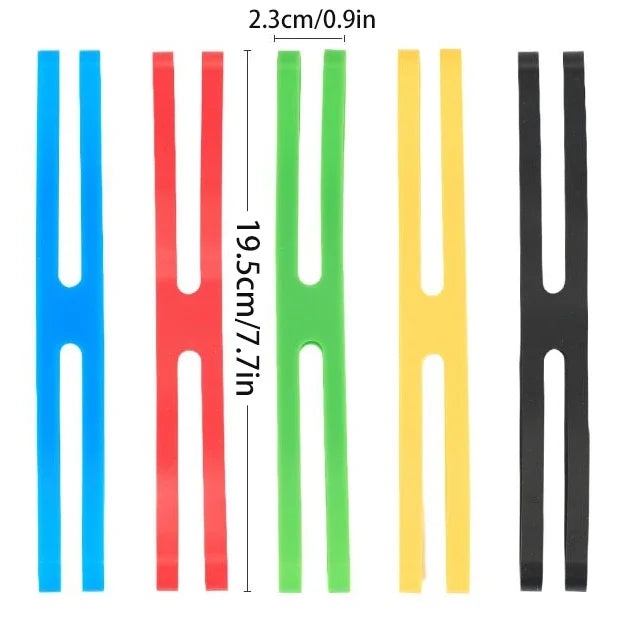 Silicone Rubber Bands – High Elasticity Wrapping Ties for Outdoor Camping