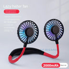 Rechargeable Neck Fan – Portable 3-Speed Hands-Free Cooling for Sports