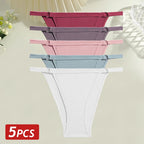 Cotton Low Rise Briefs – Metal Ring Hollow Panties for Women M-2XL