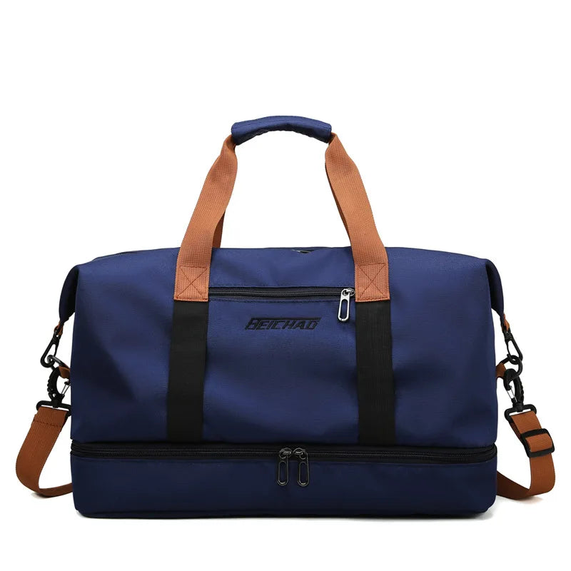 Portable Duffle Gym Bag – Lightweight Fitness Carry-on for Travel and Sports