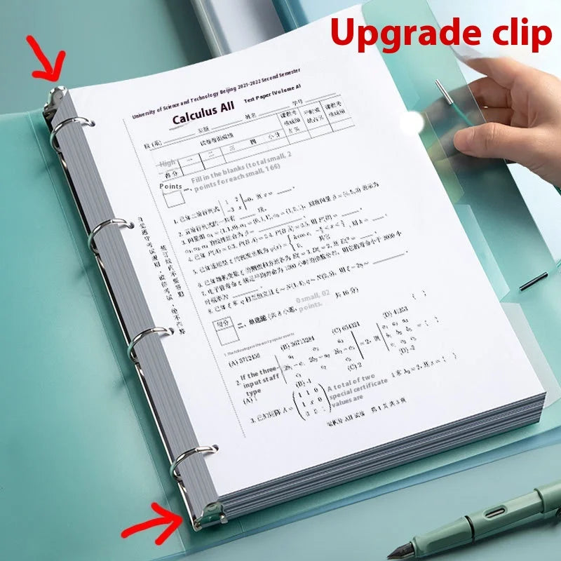 Four Hole A4 Binder – Durable Data Storage Folder for Office Notes
