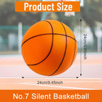 Silent Foam Basketball – Mute Indoor Training Ball for Kids Birthday Gift