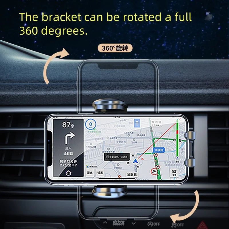 Wireless Car Phone Mount – Adjustable Bracket for Mercedes Benz W204