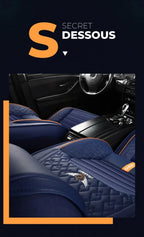 Full-Wrap Leather Car Seat Covers – Durable Universal Fit for All-Season Driving