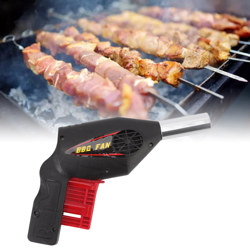 Portable Electric BBQ Fan – Handheld Air Blower for Outdoor Camping Grill