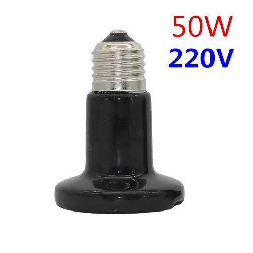 Infrared Ceramic Heat Bulb – E27 Mini Emitter for Reptile Pet Brooder Lamp