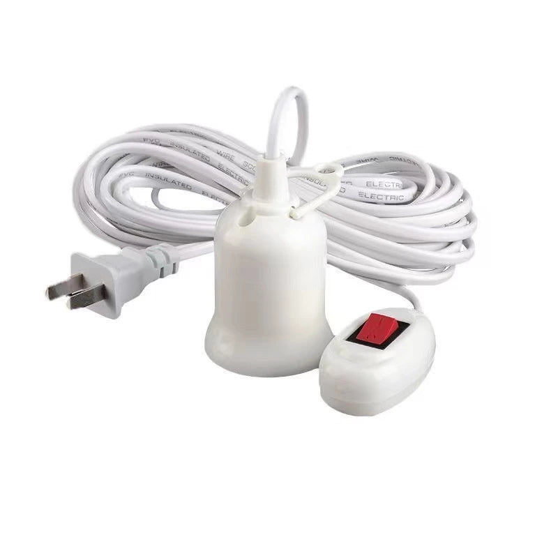 E27 Pendant Light Cord – Adjustable Hanging Socket for DIY Lighting Fixtures