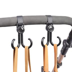 Rotating Stroller Hook – Double Hanger for Baby Gear Organization