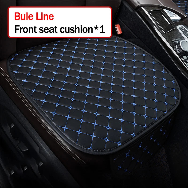 Universal PU Leather Car Seat Cover – Minimalist Soft Cushion for Auto Interior