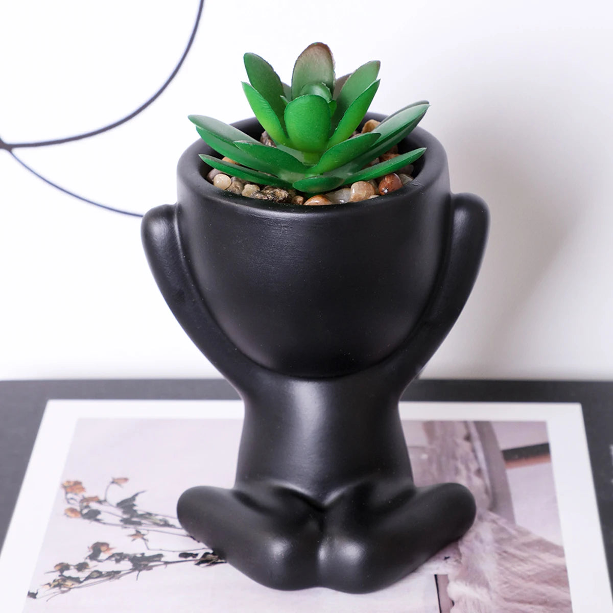 Artificial Aloe Vera Succulent Set – Cartoon PE Pot Plants for Home Decor