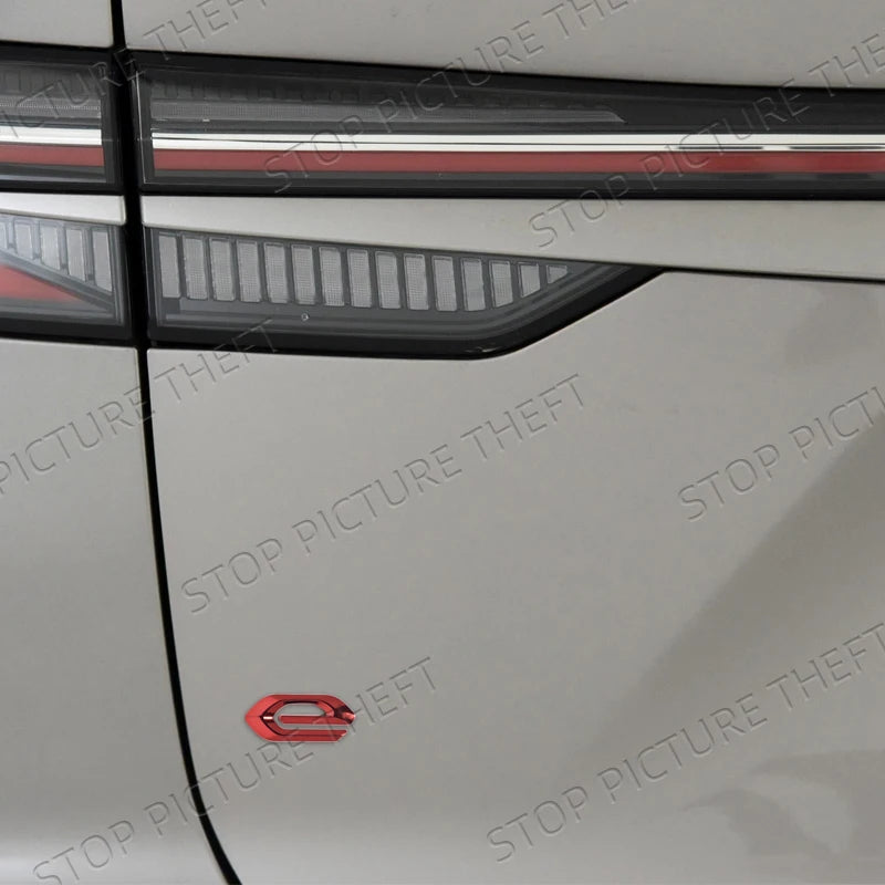 Metal E Logo Car Emblem – Alloy Trunk Fender Badge for Peugeot Vehicles