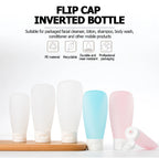 Refillable Squeeze Bottle Kit – Portable Travel Containers for Toiletries