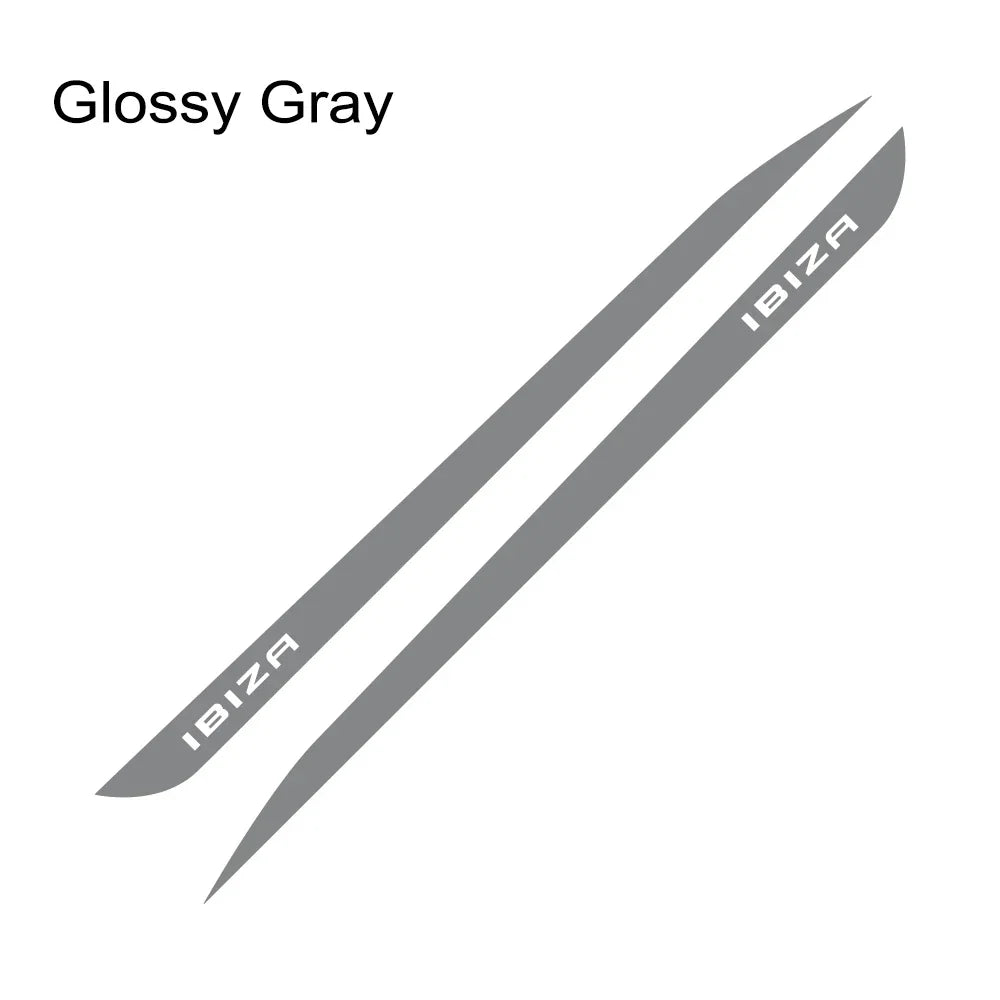 Vinyl Side Skirt Stripes – Car Body Decals for Seat Ibiza Tuning