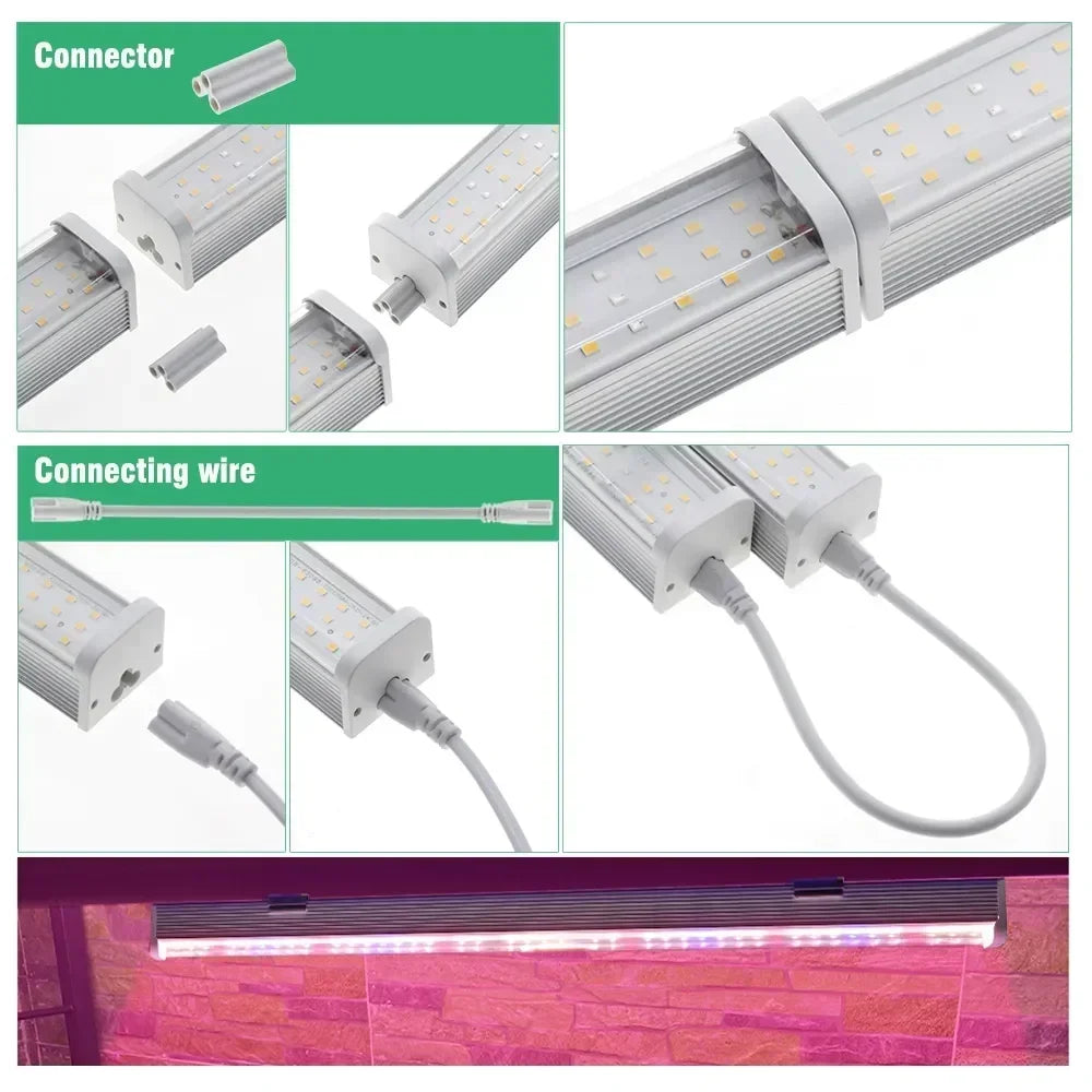 Full Spectrum LED Grow Lights – Greenhouse Lighting for Indoor Plant Growth